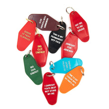 Load image into Gallery viewer, Janegay For Janeway Motel Style Keychain in Red