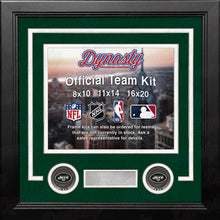Load image into Gallery viewer, New York Jets Custom NFL Football 8x10 Picture Frame Kit (Multiple Colors)