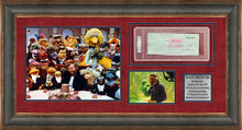 Load image into Gallery viewer, Jim Henson Autographed &amp; Signed Bank Check Framed The Muppets Collage