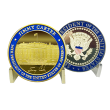 Load image into Gallery viewer, BB-002 39th President Jimmy Carter Challenge Coin White House POTUS coin