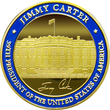 Load image into Gallery viewer, BB-002 39th President Jimmy Carter Challenge Coin White House POTUS coin