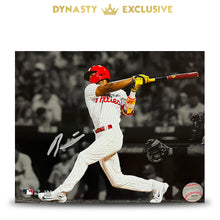Load image into Gallery viewer, Johan Rojas First Hit Philadelphia Phillies Autographed 11&quot; x 14&quot; Spotlight Baseball Photo