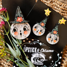 Load image into Gallery viewer, Bloomin' Luna Witch Statement Earrings by Johanna Parker x Lipstick &amp; Chrome