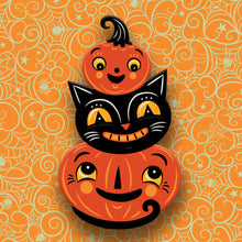 Load image into Gallery viewer, Jolly Jack Pumpkin Stack Brooch by Johanna Parker x Lipstick &amp; Chrome