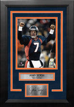 Load image into Gallery viewer, John Elway Celebration Denver Broncos 8" x 10" Framed Football Photo with Engraved Autograph