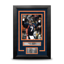 Load image into Gallery viewer, John Elway Celebration Denver Broncos 8" x 10" Framed Football Photo with Engraved Autograph