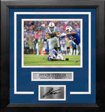 Load image into Gallery viewer, Jonathan Taylor 5 Touchdown Game Indianapolis Colts 8" x 10" Framed Football Photo with Engraved Autograph
