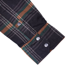 Load image into Gallery viewer, Sprucer Men’s Blue and Green Flannel Shirt