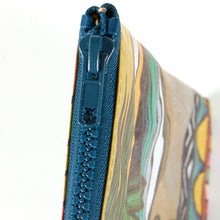 Load image into Gallery viewer, Jumbo Pouch Beach Days Zipper Folder | Double-sided Organizer Pouch | 14.25" x 10"