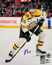 Load image into Gallery viewer, Justin Brazeau in Action Boston Bruins Autographed 11" x 14" Hockey Photo
