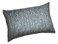 Load image into Gallery viewer, Tache Rustic Palace Lattice Floral Watercolor Dark Teal Pillowcases (KF174)