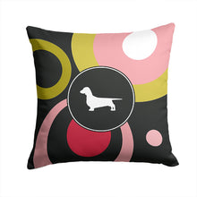 Load image into Gallery viewer, Dachshund Throw Pillow - 14x14 Decorative Pillow – Art for Your Home &amp; Patio