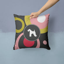 Load image into Gallery viewer, Kerry Blue Terrier Throw Pillow - 14x14 Decorative Pillow – Art for Your Home &amp; Patio