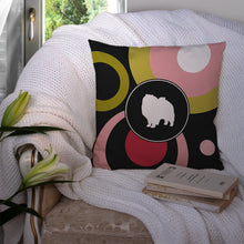 Load image into Gallery viewer, Keeshond Throw Pillow - 14x14 Decorative Pillow – Art for Your Home &amp; Patio