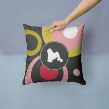 Load image into Gallery viewer, Lowchen Throw Pillow - 14x14 Decorative Pillow – Art for Your Home &amp; Patio