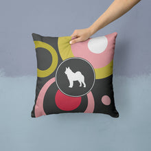 Load image into Gallery viewer, Norwegian Elkhound Throw Pillow - 14x14 Decorative Pillow – Art for Your Home &amp; Patio