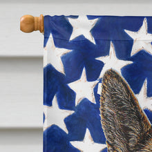 Load image into Gallery viewer, USA American Flag with German Shepherd Flag Canvas House Size KJ1159CHF