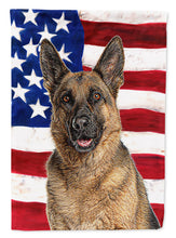 Load image into Gallery viewer, USA American Flag with German Shepherd Garden Flag – Decorative Outdoor Yard Flag KJ1159GF