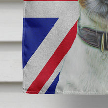 Load image into Gallery viewer, Jack Russell Terrier with English Union Jack British Flag Flag Canvas House Size KJ1162CHF