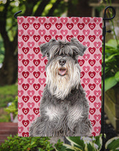 Load image into Gallery viewer, Hearts Love and Valentine's Day Schnauzer Garden Flag – Decorative Outdoor Yard Flag KJ1192GF