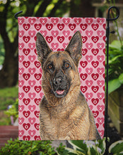 Load image into Gallery viewer, Hearts Love and Valentine's Day German Shepherd Garden Flag – Decorative Outdoor Yard Flag KJ1194GF