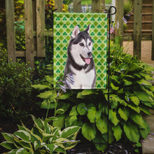 Load image into Gallery viewer, St. Patrick's Day Shamrock Alaskan Malamute Garden Flag – Decorative Outdoor Yard Flag KJ1196GF