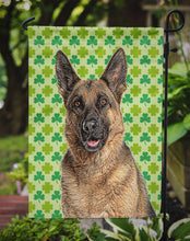 Load image into Gallery viewer, St. Patrick's Day Shamrock German Shepherd Garden Flag – Decorative Outdoor Yard Flag KJ1201GF