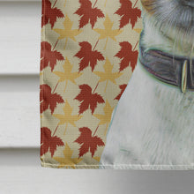Load image into Gallery viewer, Fall Leaves Jack Russell Terrier Flag Canvas House Size KJ1204CHF