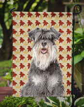 Load image into Gallery viewer, Fall Leaves Schnauzer Garden Flag – Decorative Outdoor Yard Flag KJ1206GF