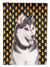 Load image into Gallery viewer, Candy Corn Halloween Alaskan Malamute Garden Flag – Decorative Outdoor Yard Flag KJ1210GF
