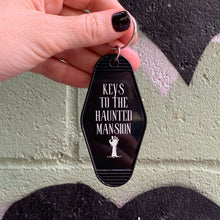 Load image into Gallery viewer, Keys to the Haunted Mansion Motel Style Keychain