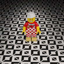 Load image into Gallery viewer, Black &amp; White Kitchen / Diner Flooring - B3 Customs® Printed 2x2 Tile