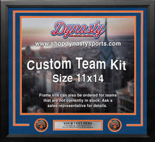 Load image into Gallery viewer, New York Knicks Custom NBA Basketball 11x14 Picture Frame Kit (Multiple Colors)