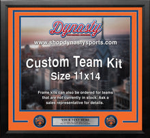Load image into Gallery viewer, New York Knicks Custom NBA Basketball 11x14 Picture Frame Kit (Multiple Colors)