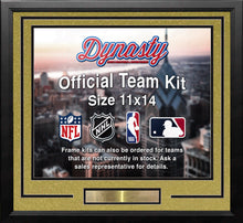 Load image into Gallery viewer, Vegas Golden Knights Gold Custom NHL Hockey 11x14 Picture Frame Kit