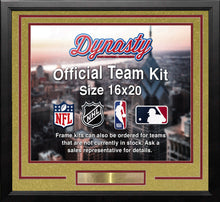 Load image into Gallery viewer, Vegas Golden Knights Gold Custom NHL Hockey 16x20 Picture Frame Kit