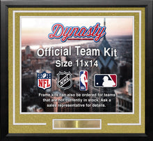 Load image into Gallery viewer, Vegas Golden Knights Gold Custom NHL Hockey 11x14 Picture Frame Kit