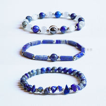 Load image into Gallery viewer, Lapis Lazuli Sleep &amp; Pain Relief Bracelet Pack