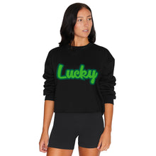Load image into Gallery viewer, Lucky Black Crewneck
