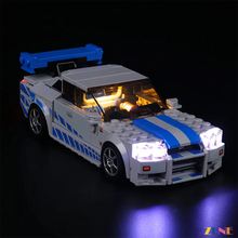 Load image into Gallery viewer, LEGO Fast Furious Nissan GT-R (R34) #76917 Light Kit