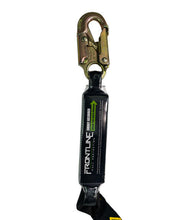 Load image into Gallery viewer, Frontline LES61S-US Patriot 6' Single Leg Elastic Lanyard with Snaphooks - Made in USA