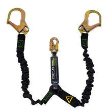 Load image into Gallery viewer, Frontline LES62R-US Patriot 6' Double Leg Elastic Lanyard with Rebar Hook Ends - Made in USA