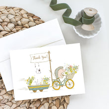 Load image into Gallery viewer, Boxer White Cropped Ears Greeting Cards -  Blank Note Cards – 8-Pack of Artist-Designed Cards with Envelopes