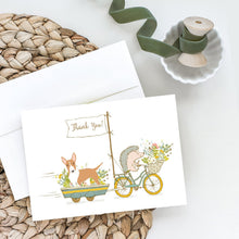 Load image into Gallery viewer, Bull Terrier Brown and White Greeting Cards -  Blank Note Cards – 8-Pack of Artist-Designed Cards with Envelopes