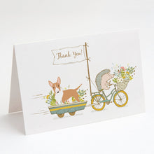 Load image into Gallery viewer, Bull Terrier Brown and White Greeting Cards -  Blank Note Cards – 8-Pack of Artist-Designed Cards with Envelopes