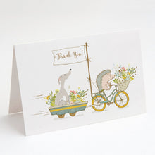 Load image into Gallery viewer, Greyhound Greeting Cards -  Blank Note Cards – 8-Pack of Artist-Designed Cards with Envelopes