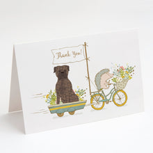 Load image into Gallery viewer, Mastiff Brindle Greeting Cards -  Blank Note Cards – 8-Pack of Artist-Designed Cards with Envelopes