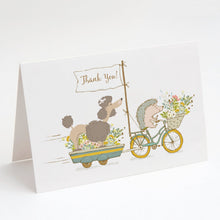 Load image into Gallery viewer, Poodle Brown Greeting Cards -  Blank Note Cards – 8-Pack of Artist-Designed Cards with Envelopes