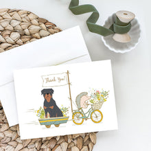 Load image into Gallery viewer, Rottweiler Greeting Cards -  Blank Note Cards – 8-Pack of Artist-Designed Cards with Envelopes