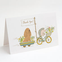Load image into Gallery viewer, Cocker Spaniel Greeting Cards -  Blank Note Cards – 8-Pack of Artist-Designed Cards with Envelopes
